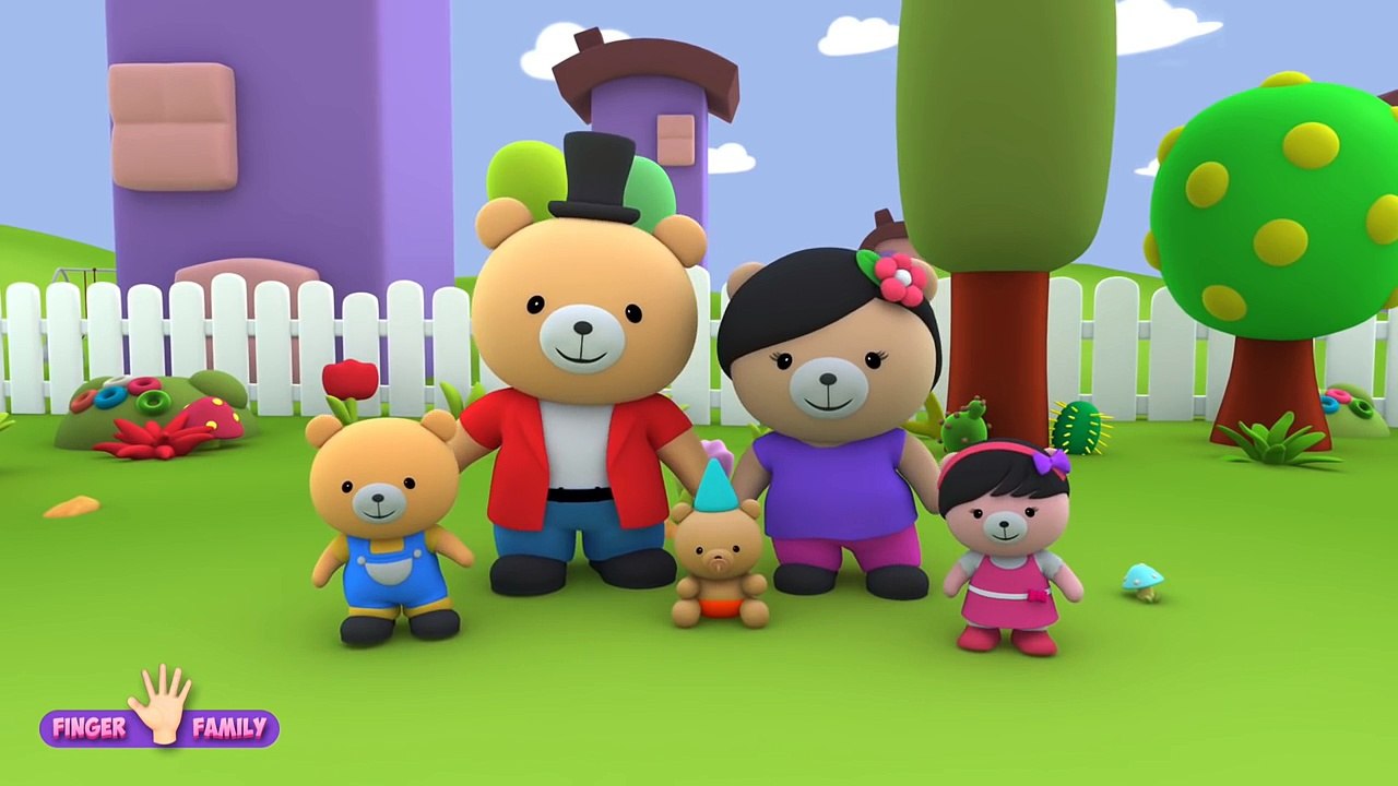 Mega Gummy bear drinking magic Cake pop daddy song finger family nursery fun for kids