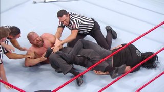 Seth Rollins Attacks Triple H - WWE Raw 13 March 2017