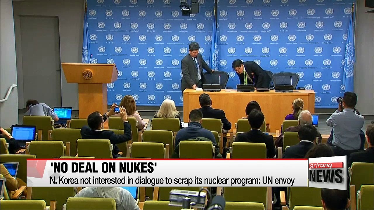 N. Korea not interested in dialogue to scrap its nuclear program: UN envoy