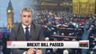British parliament passes Brexit authorization bill