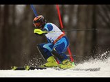 Dmytro Kuzmin (1st run) | Men's slalom visually impaired | Alpine skiing | Sochi 2014 Paralympics