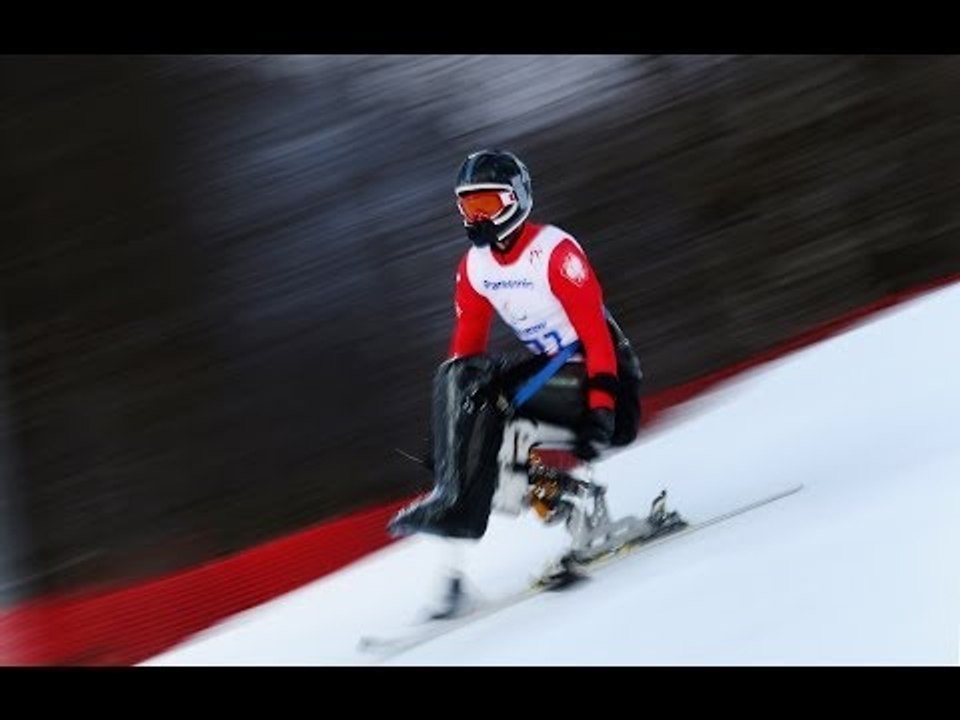 Igor Sikorski  (2nd run) | Men's slalom sitting | Alpine skiing | Sochi 2014 Paralympics
