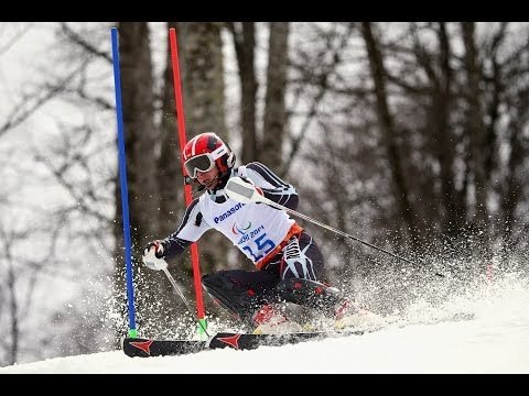 Alexander Fedoruk (1st run) | Men's slalom visually impaired | Alpine skiing | Sochi 2014