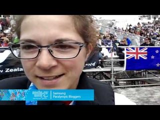 Kimberly Joines: Mens slalom race, spectating at  the Rosa Khutor Alpine Centre