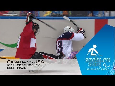 Canada vs USA | Semi-final Ice Sledge Hockey | Sochi 2014 Winter Paralympic Games