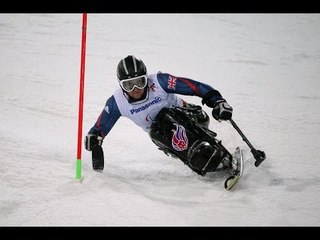 Ben Sneesby  (2nd run) | Men's slalom sitting | Alpine skiing | Sochi 2014 Paralympics