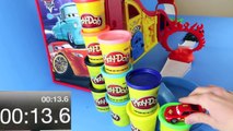 Hot Wheels vs Disney Cars Competition Play-Doh Disney Cars vs Racing Hot Wheels