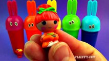 Learn Colors with Slime Bunny Surprise Toys for Kids Donald Duck Lalaloopsy Minions Shopkins-iOGL1JdWbms