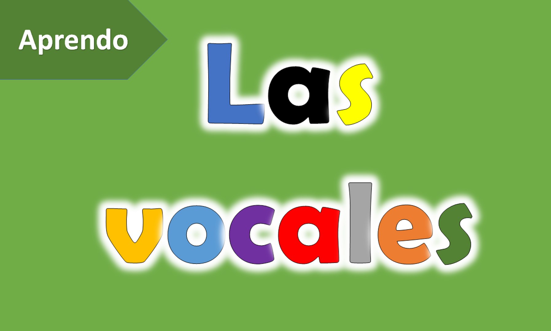 Las vocales para niños en preescolar - Vídeo Dailymotion
