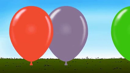 balloons color song | rainbow colors song | nursery rhyme | learn colors