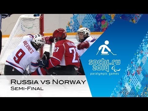 Russia vs Norway | semi-final highlights | Ice sledge hockey | Sochi 2014 Paralympic Winter Games