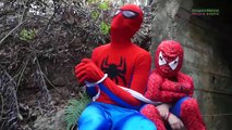 Spiderman Baby SAW VAMPIRE in HOUSE Attack! Vampire Kidnap Hulk Joker Elsa Fun Superhero M
