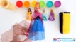 Play Doh Disney Princess Ice Cream Dresses Ariel Elsa Belle Magiclip * RainbowLearning (NE