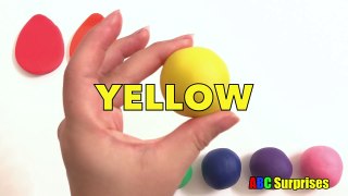 Best Learning Video for Kids LEARN COLORS with Play Doh GIANT Rainbow Surprise Eggs ABC Surprises-aDWY_T_IO5M