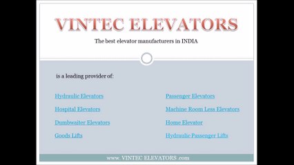 Lift Manufacturers in Delhi | India