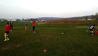 Vidéo Extrait "jeu du miroir" - Séance type arbitrage U15 - 13.03.17