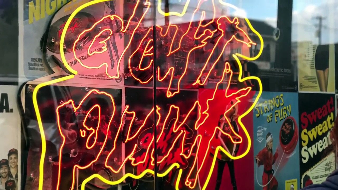 At Daft Punk pop-up shop