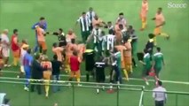 Brezilya ligindeki maçta kavga çıktı