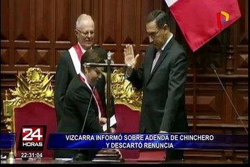 Martín Vizcarra informó en el Congreso sobre adenda de aeropuerto de Chinchero