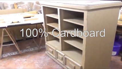All Cardboard Wardrobe - DIY - Handmade