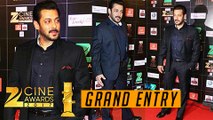 Salman Khan GRAND ENTRY At Zee Cine Awards 2017