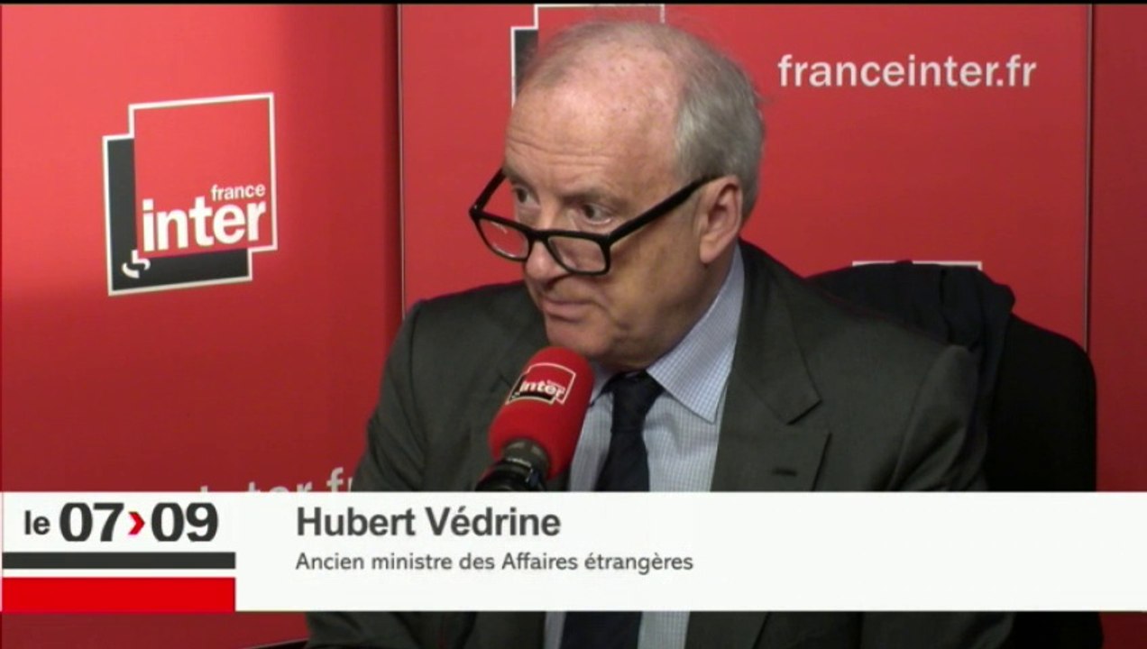 Hubert Védrine répond aux questions des auditeurs de France Inter