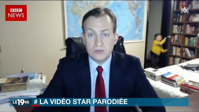 La vidéo buzz de la BBC parodiée par les internautes dans le monde entier - Regardez
