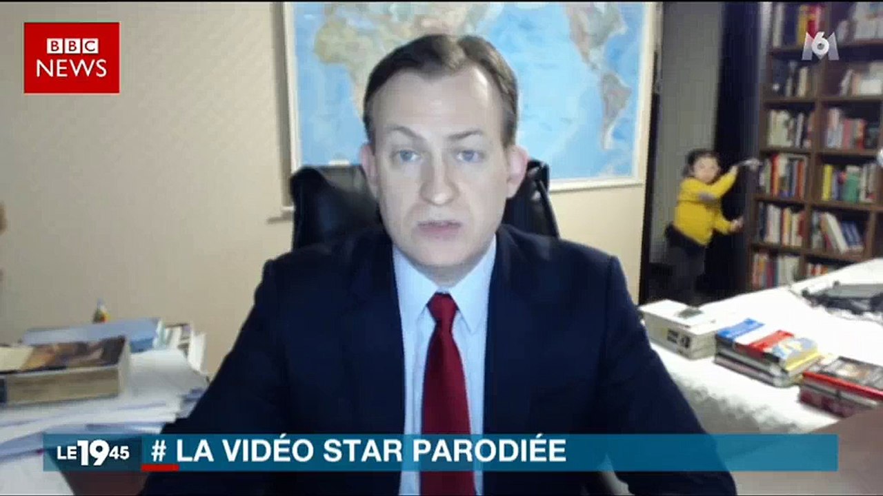 La vidéo buzz de la BBC parodiée par les internautes dans le monde entier - Regardez