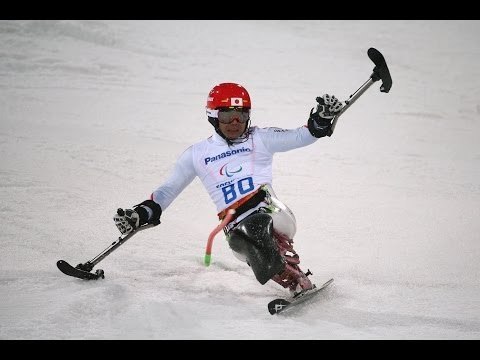Takeshi Suzuki (1st run) | Men's slalom sitting | Alpine skiing | Sochi 2014 Paralympics
