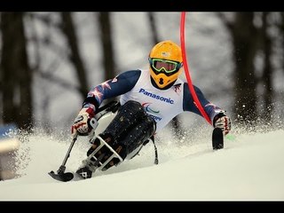 Jasmin Bambur (1st run) | Men's slalom sitting | Alpine skiing | Sochi 2014 Paralympics