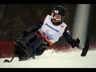 Akira Kano (1st run) | Men's slalom sitting | Alpine skiing | Sochi 2014 Paralympics