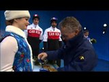 Men's 1km sprint visually impaired Victory Ceremony | Cross-country skiing | Sochi 2014 Paralympics