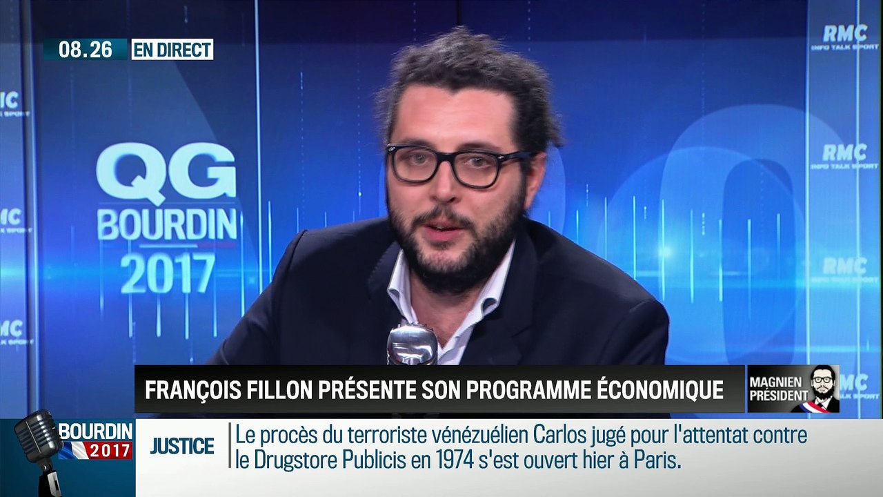 QG Bourdin 2017: Magnien président !: François Fillon a présenté son programme économique