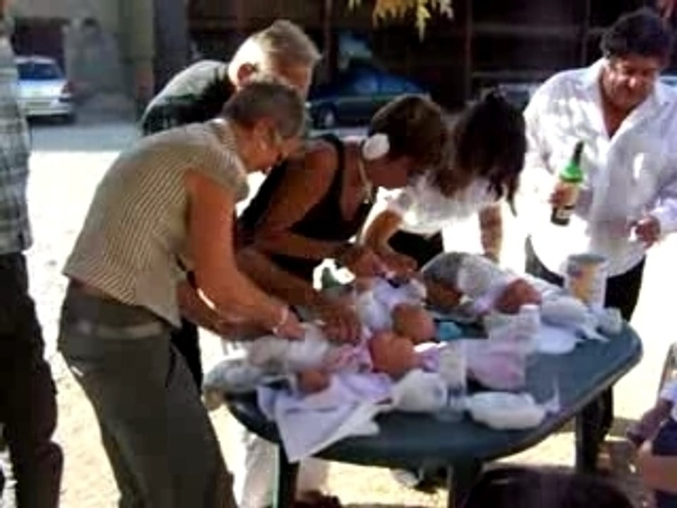 Bapteme Médérick Leprince Gasser:grand-parents testing