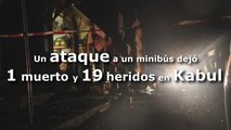 Un ataque a un minibús dejó al menos un muerto y 19 heridos en Kabul