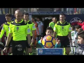 Crotone-Sassuolo, la sintesi completa