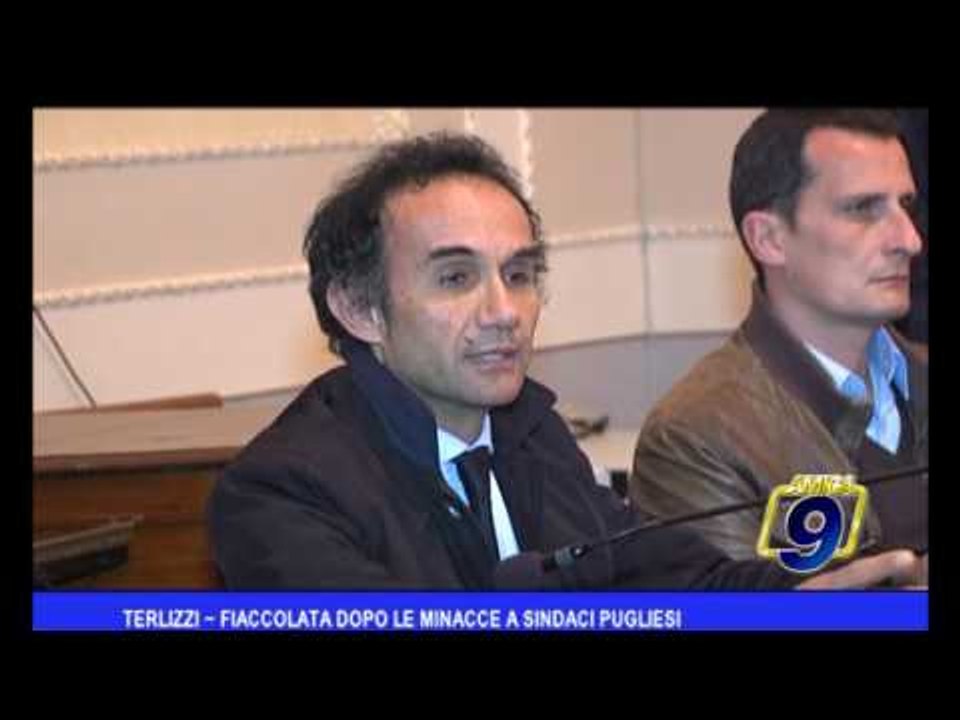 Terlizzi  | Fiaccolata dopo minacce a sindaco