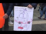 Napoli - Lavoratori Anm in agitazione, caos trasporti in città (13.03.17)