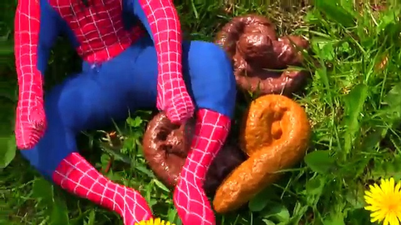 Funny Poop And Fart Playlist /w Frozen Elsa, Spiderman, Joker Superheroes IRL Prank