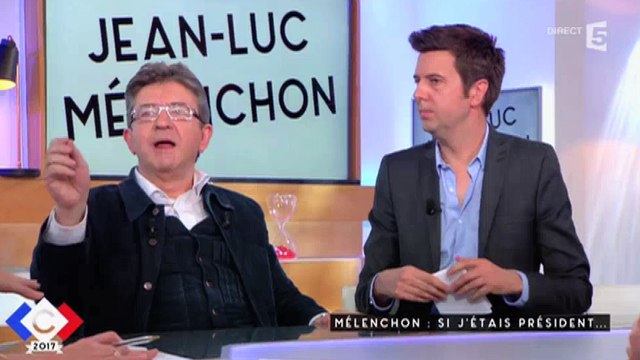 Jean-Luc Mélenchon agacé par son passage dans C à vous