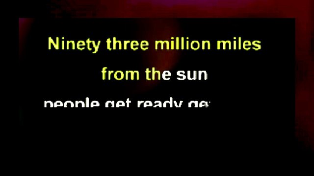 Jason Mraz - 93 million miles KARAOKE / INSTRUMENTAL