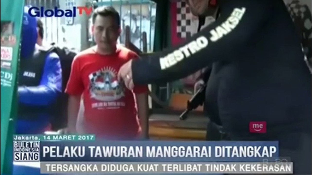 Pelaku Tawuran Manggarai Ditangkap