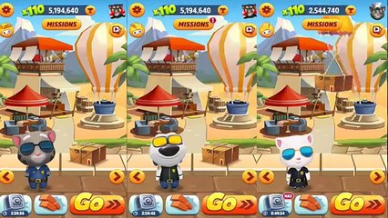 Talking Tom Gold Run GamePlay HD Officer Hank Officer Tom and Agent Angela