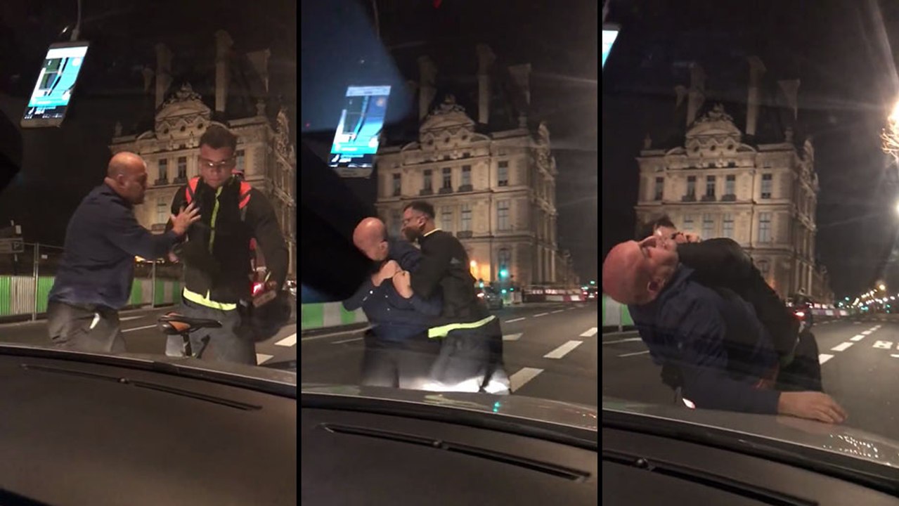 Les esprits s'échauffent entre un chauffeur Uber et un cycliste à Paris