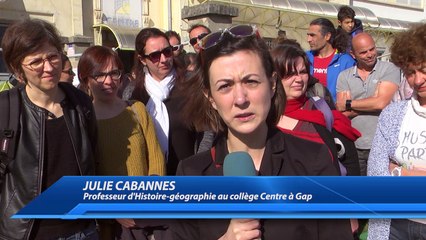Hautes-Alpes : "Des fissures dans les plafonds et des flaques d'eau" le collège Centre à Gap dit stop et se met en grève