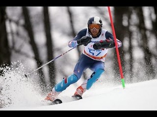Ian Jansing (1st run) | Men's slalom standing | Alpine skiing | Sochi 2014 Paralympics