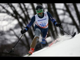 Patrick Parnell (1st run) | Men's slalom standing | Alpine skiing | Sochi 2014 Paralympics