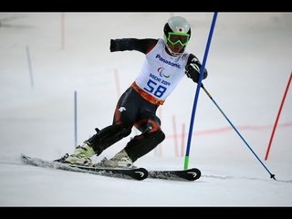 Fukutaro Yamazaki (1st run) | Men's slalom standing | Alpine skiing | Sochi 2014 Paralympics