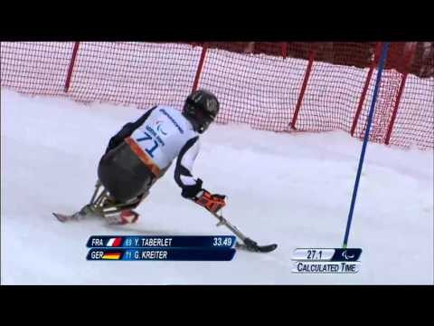 Georg Kreiter (1st run) | Men's slalom sitting | Alpine skiing | Sochi 2014 Paralympics