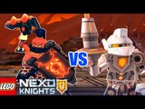 LEGO Nexo Knights Merlock 2.0 - Ultimate Lance vs GENERAL MAGMAR Battle